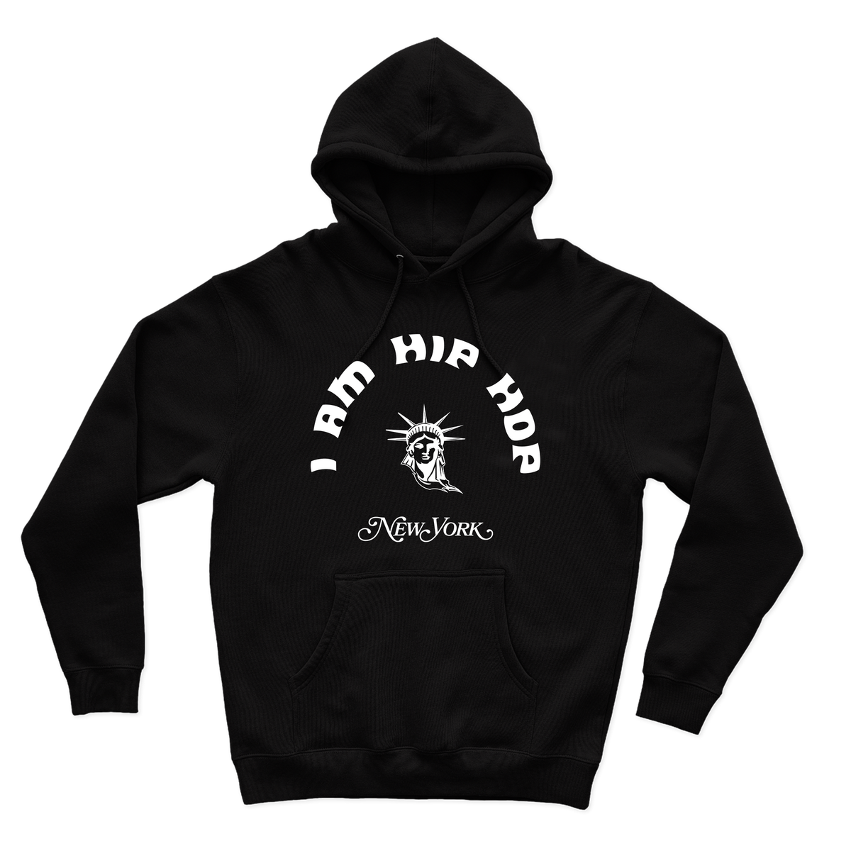 IAM HIP HOP HOODIE - BLACK/WHITE – China Mac Online