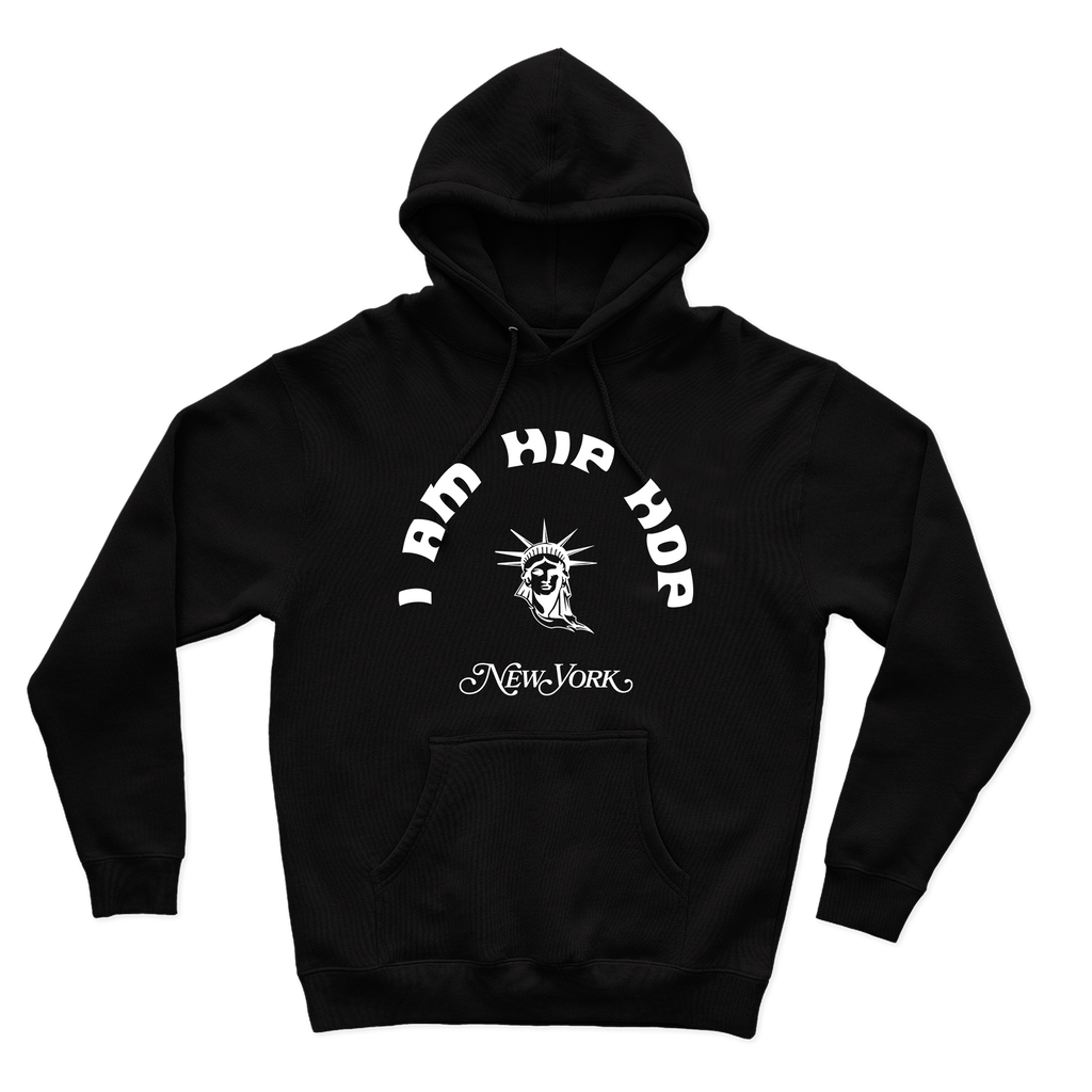 IAM HIP HOP HOODIE - BLACK/WHITE – China Mac Online