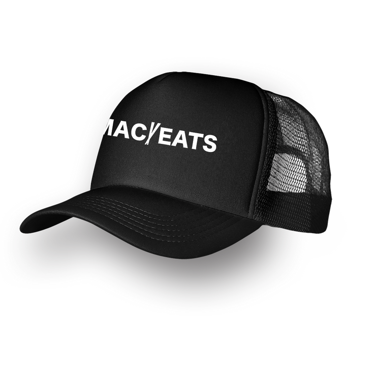 MAC EATS FOAM TRUCKER HAT - BLACK/WHITE - China Mac Online